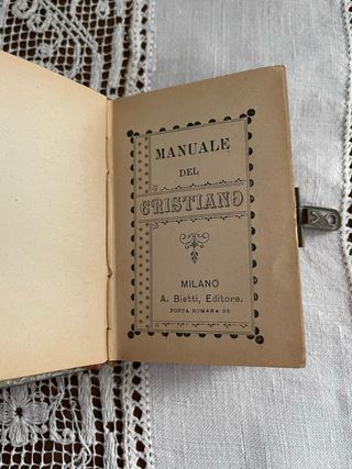 Antico libretto di preghiere