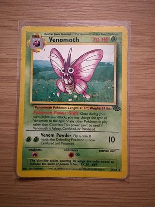 Carta Pokémon Venomoth 1999 Base Set 2