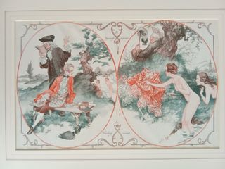 Stampa Antica Art Déco La Vie Parisienne