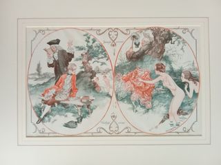 Stampa Antica Art Déco La Vie Parisienne