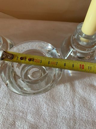 Set 3 portacandele cristallo HAGBERG