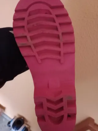 Botas de lluvia rosas