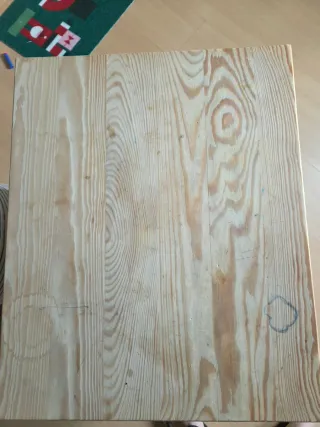 Mesita de noche de madera Ikea