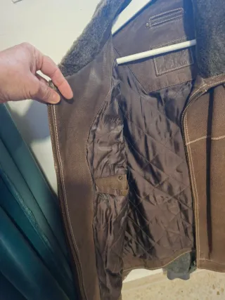 Chaquetón hombre marrón