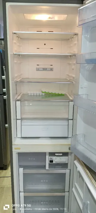 Nevera Combi L.G Acero Inoxidable