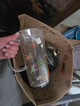 Utensilio cocina hexagonal marrón