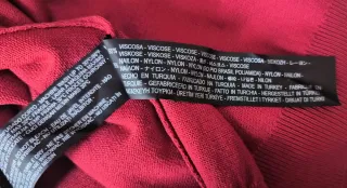 Jersey fino rojo oscuro Zara