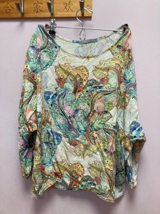 Camiseta estampada multicolor