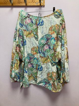 Camiseta estampada multicolor