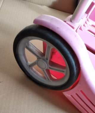 Carro para mochila Safta rosa