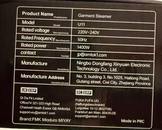 Plancha de vapor vertical