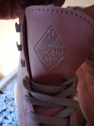 Patines artísticos rosas