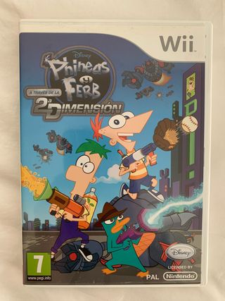 Juego de la Wii Phineas y Ferb: en la 2ª Dimensión