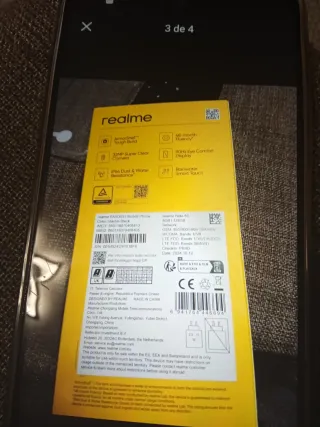 Realme Note 60 con cristal templado y funda
