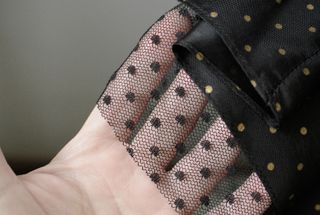 Abito corpetto con fiocco e pois Vintage Sculpted