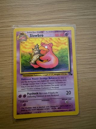 Carta Pokémon Slowbro 1999 Inglés