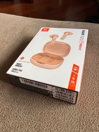 JBL Wave Flex Auriculares Inalámbricos Beige/Rosa