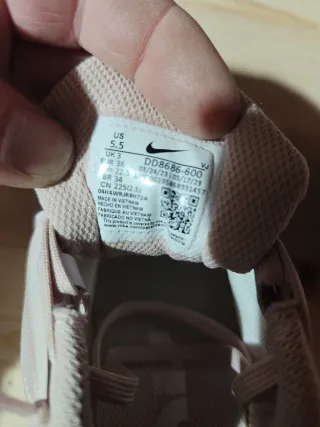 Zapatos Nike Mujer Rosa y Blanco