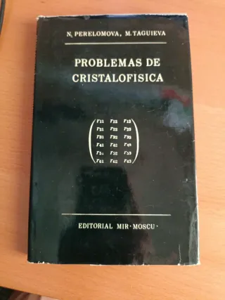 Libro Problemas Cristalografía Editorial MIR Moscú