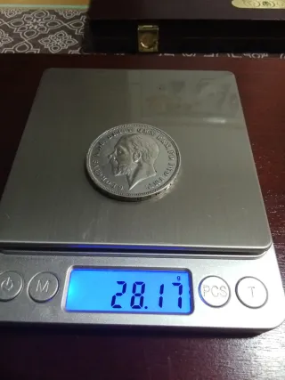 Moneda de una Corona Plata 925 año 1935
