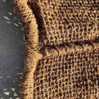 3x3 Vela sombreo fibra de coco 4 puntos de anclaje