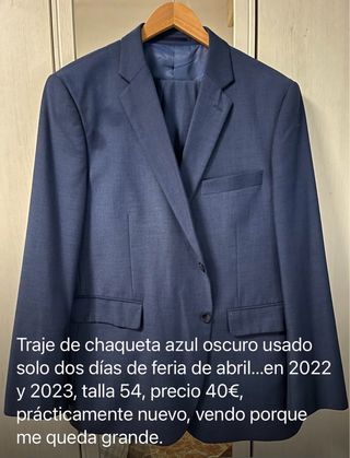 Traje de chaqueta Álvaro Moreno Talla 52