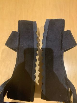 Sandalias negras talla 38
