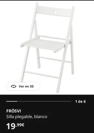 Conjunto mesa y cuatro sillas