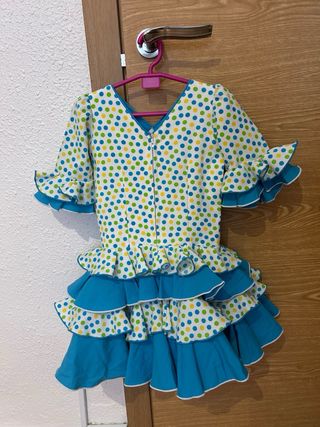 Vestido Flamenca Niña Lunares