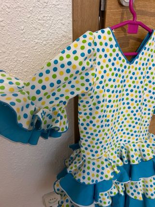 Vestido Flamenca Niña Lunares