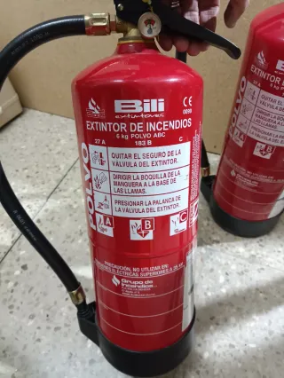 Lote 2 extintores Bili Polvo ABC