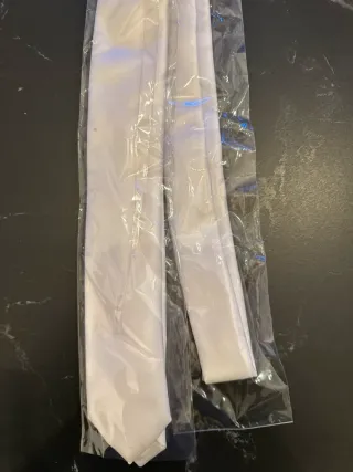 Cravatta Sorbino Bianco Perla