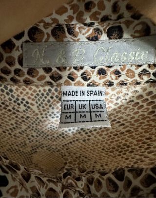Camisa Animal Print