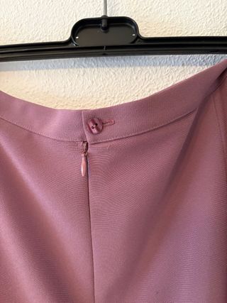 Pilar y Mella Blusa Morada Encaje Talla M