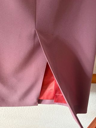 Pilar y Mella Blusa Morada Encaje Talla M