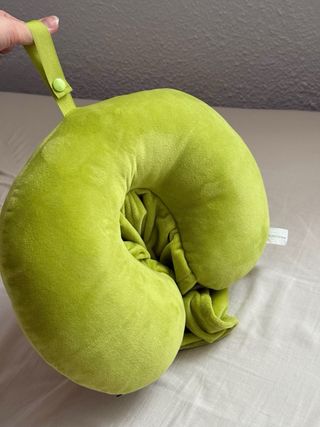 Cojín viaje Niños • Grinch con gorro capucha • new