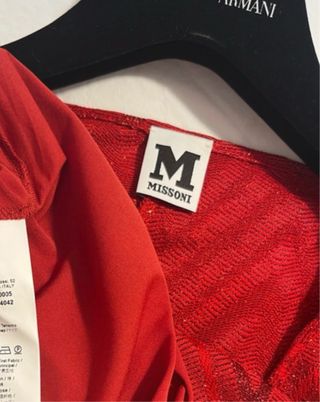 Vestito Missoni Zig Zag Rosso Taglia M