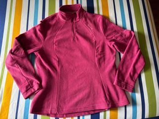 Sudadera polar rosa
