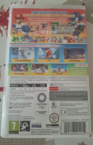 Mario & Sonic Juegos Olímpicos Tokyo 2020 Switch
