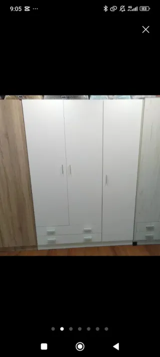 Armario nuevos de dos, tres y cuatro puertas