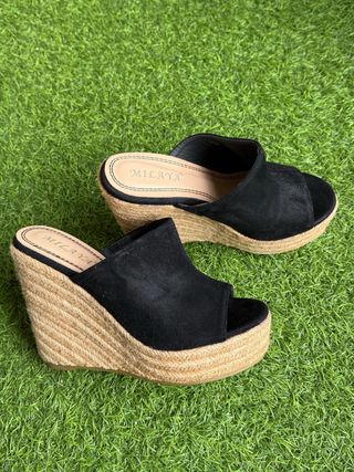 Sandalias plataforma Milaya negras