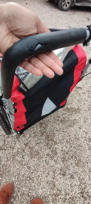 Remolque bici 2 plazas niños