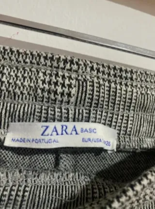Pantalón Zara cuadros