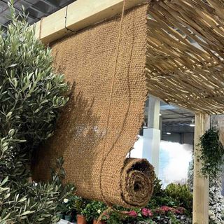 Alfombra / valla de fibra de coco / cortina 2x3 m