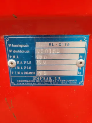 Remolque para perros rojo