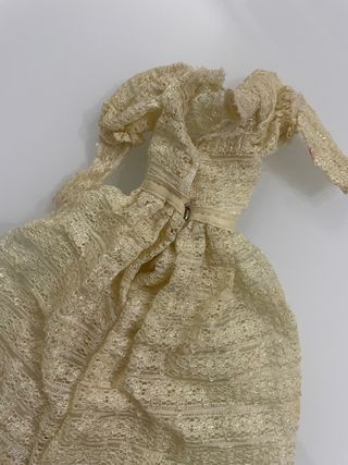 Abito Barbie Mattel Vintage Pizzo Beautiful Bride