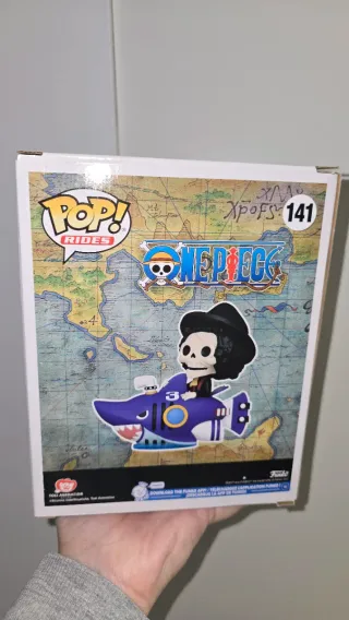 Funko Pop! One Piece Brook con Tiburón