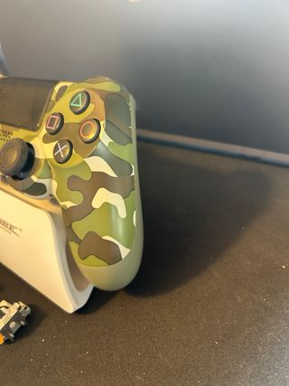 Mando PS4 Camuflaje con joysticks magnéticos