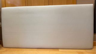 Cabecero de tela beige