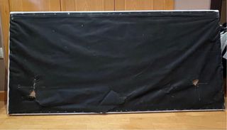 Cabecero de tela beige